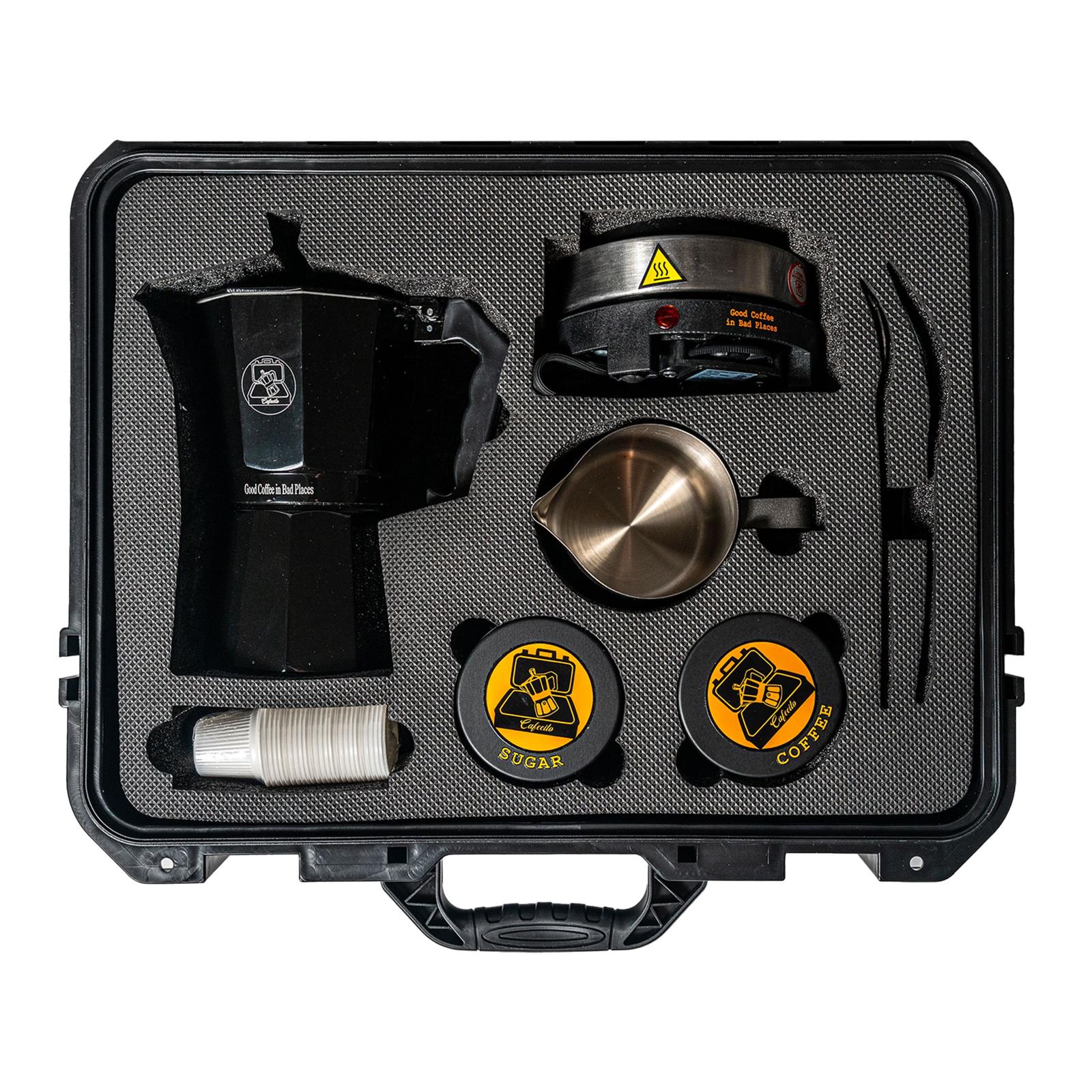 Search Grounds 72-Hour Cuban Coffee Kit case and contents